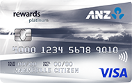 Image of ANZ Rewards Platinum credit card